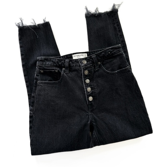 Abercrombie & Fitch Womens High Rise Skinny Ankle Jeans Womens 27 4 Short - Picture 2 of 4